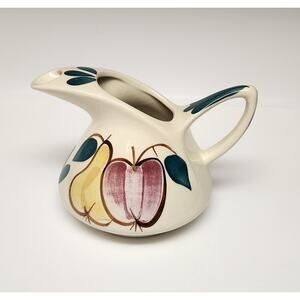 Purinton Pottery 3 QT Dutch Jug Pitcher Apple Pear Ice Lip Slipware